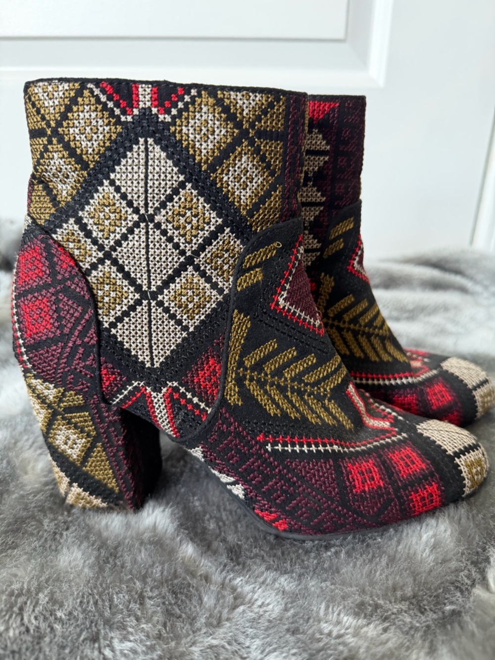 Rampage boho needle point ankle boot